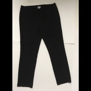 Armani Collezioni Flat Front  Black pants size 6